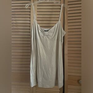 Y2K express beige/golden tank top large